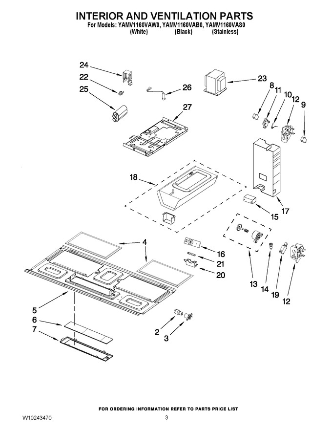 Diagram for YAMV1160VAB0