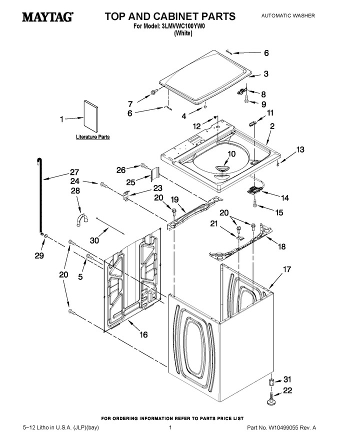 Diagram for 3LMVWC100YW0