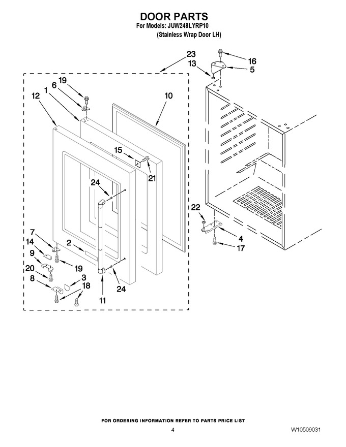 Diagram for JUW248LYRP10