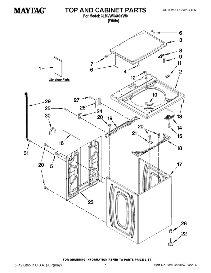 Diagram for 3LMVWC400YW0