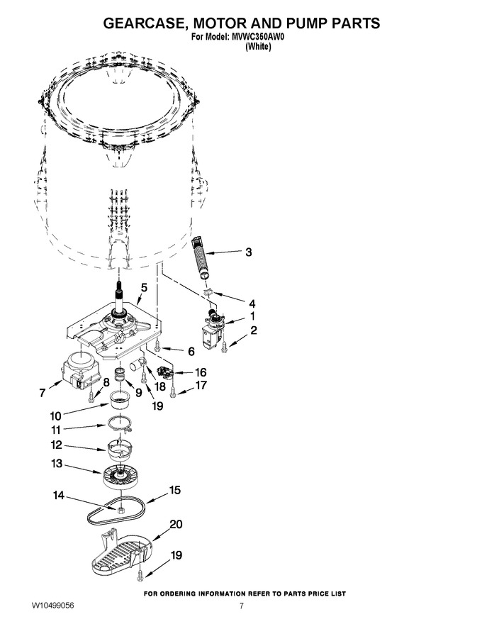 Diagram for MVWC350AW0