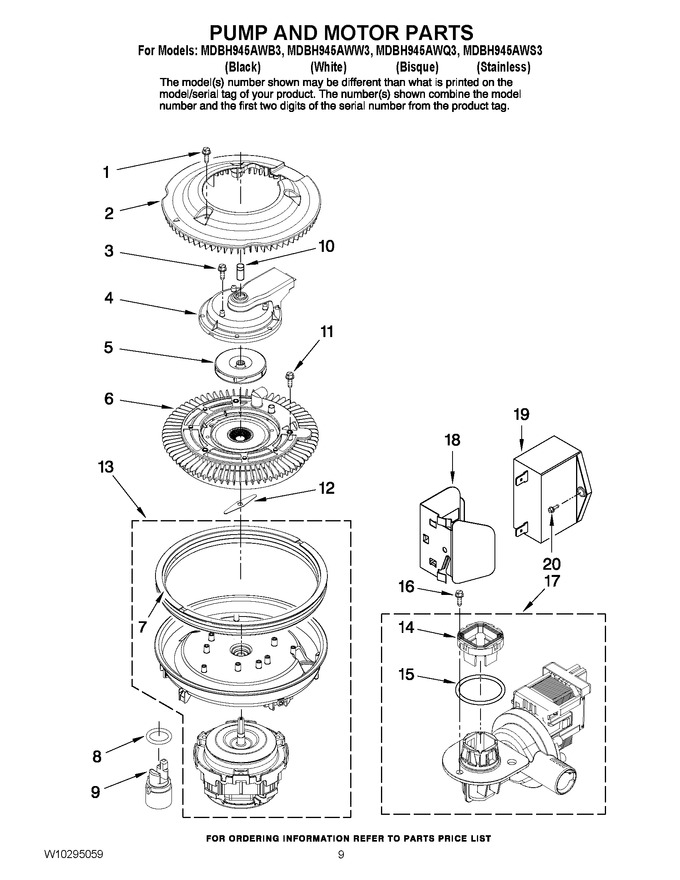 Diagram for MDBH945AWB3