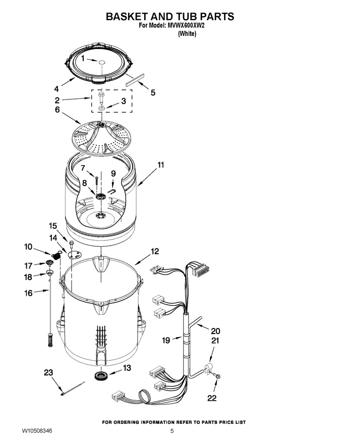Diagram for MVWX600XW2