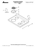 Diagram for 01 - Cooktop Parts