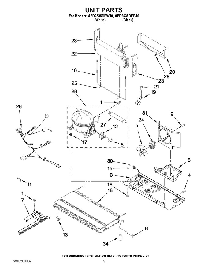 Diagram for AFD2535DEB10