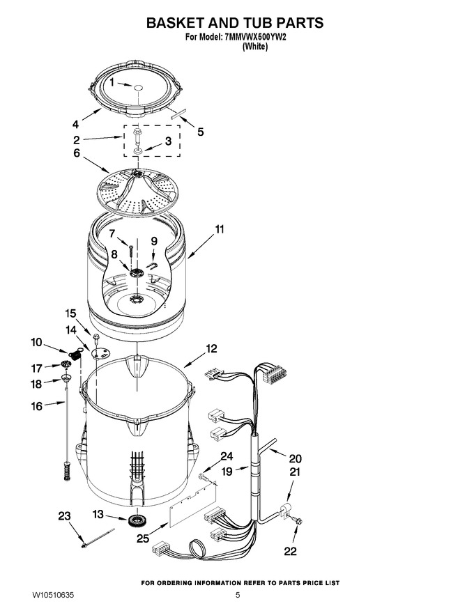 Diagram for 7MMVWX500YW2