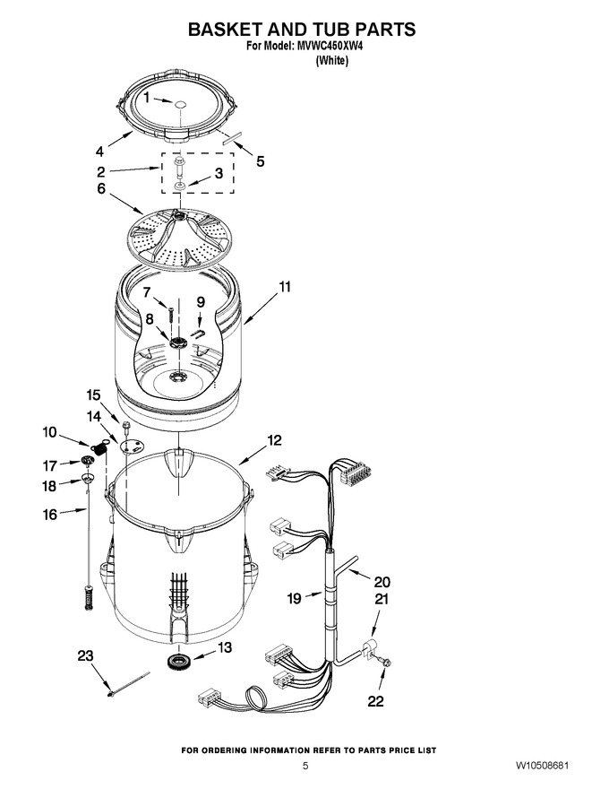 Diagram for MVWC450XW4