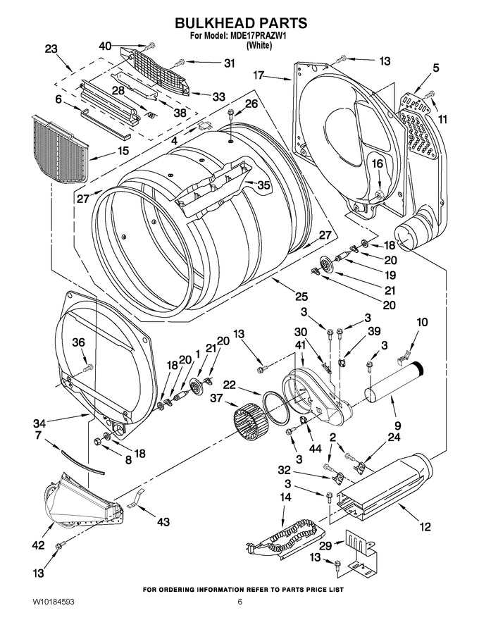 Diagram for MDE17PRAZW1