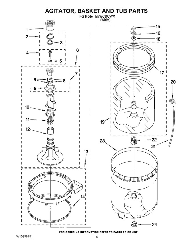 Diagram for MVWC300VW1