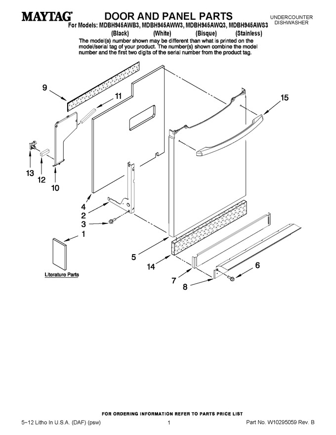 Diagram for MDBH945AWQ3