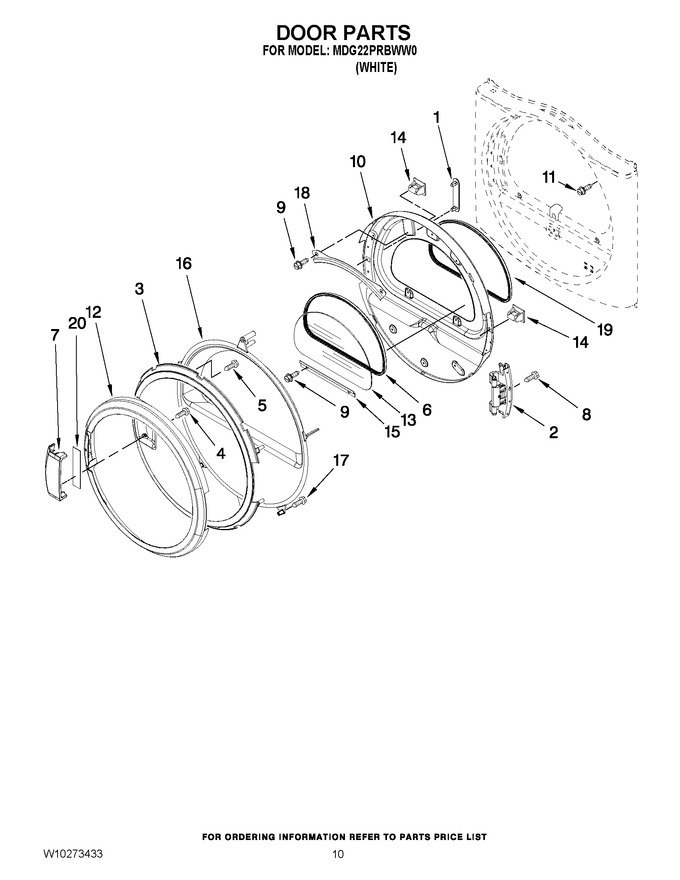 Diagram for MDG22PRBWW0