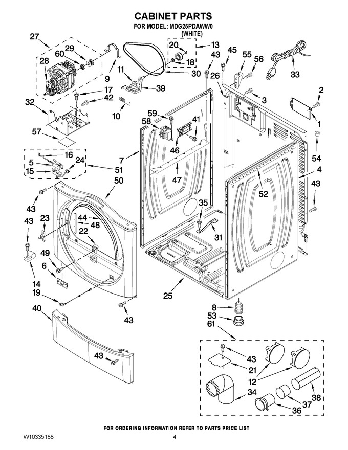 Diagram for MDG25PDAWW0