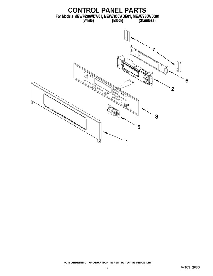Diagram for MEW7630WDW01