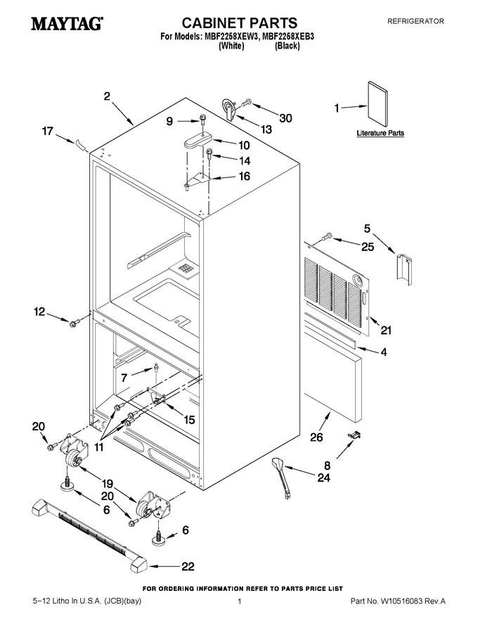 Diagram for MBF2258XEW3