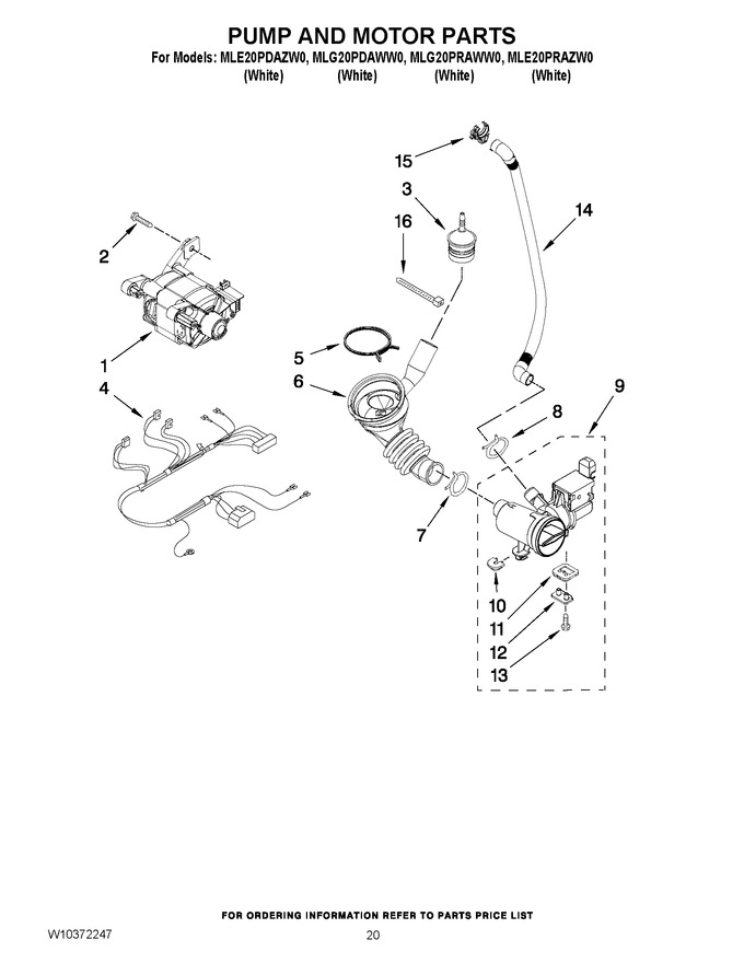 Diagram for MLE20PRAZW0