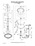 Diagram for 03 - Basket And Tub Parts