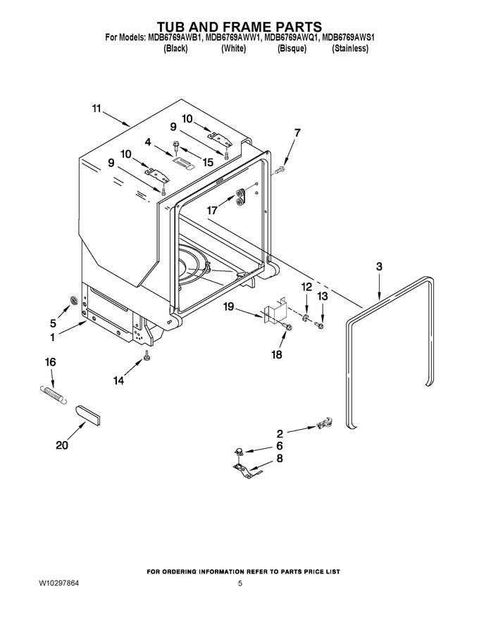 Diagram for MDB6769AWW1