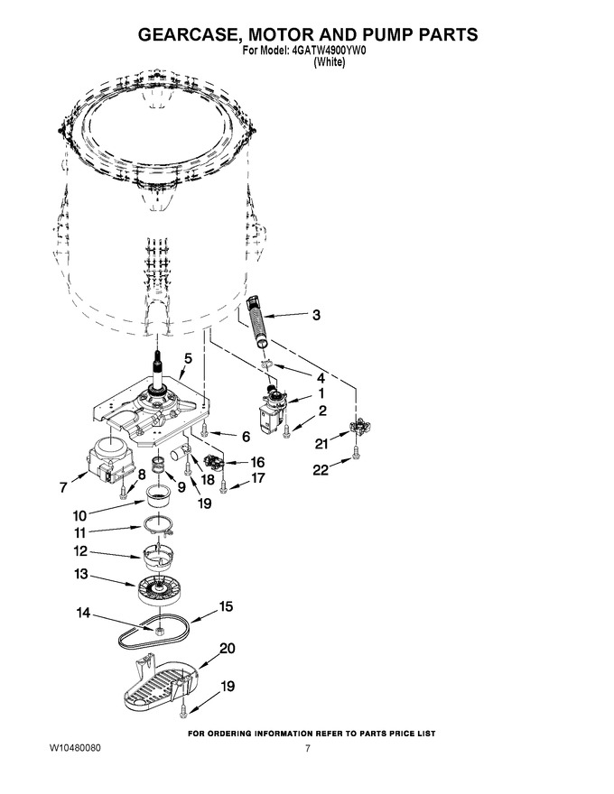 Diagram for 4GATW4900YW0