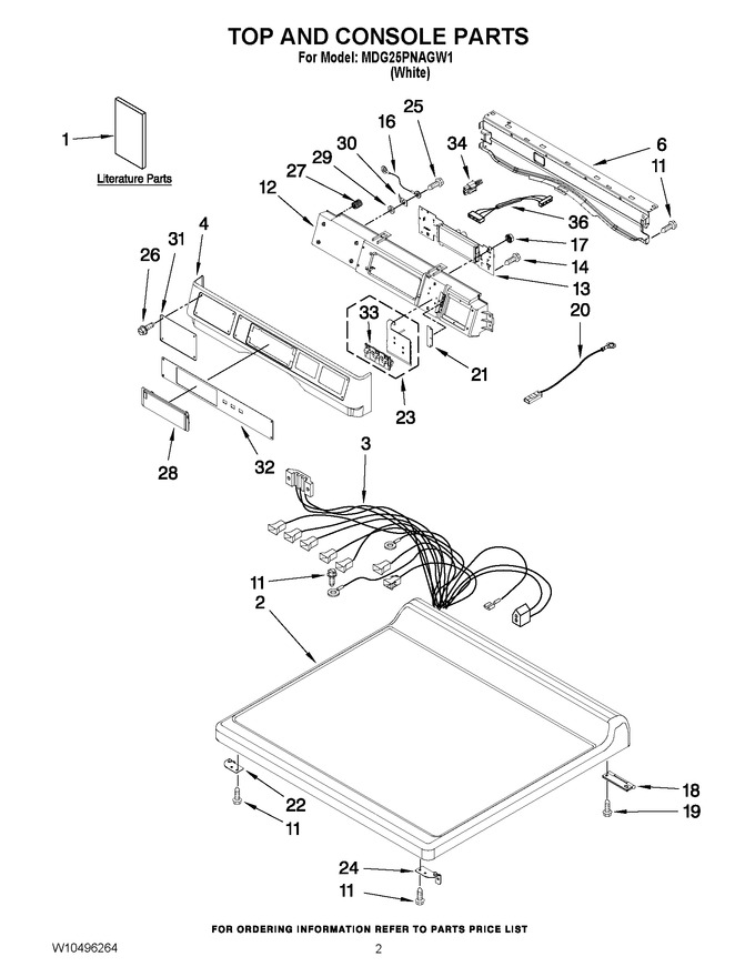 Diagram for MDG25PNAGW1