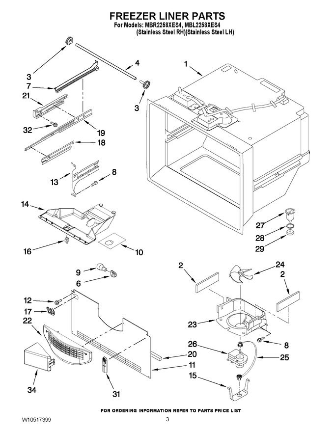 Diagram for MBR2258XES4