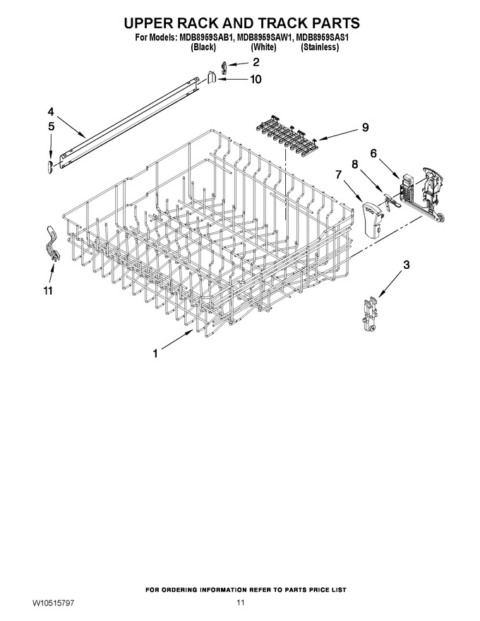 Diagram for MDB8959SAW1