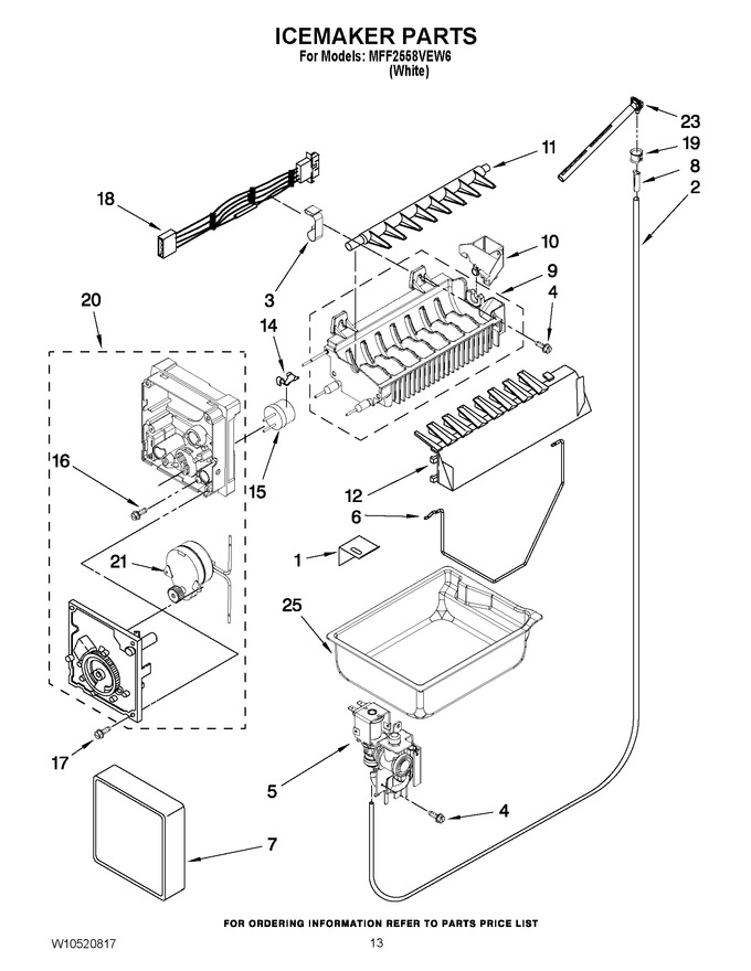 Diagram for MFF2558VEW6