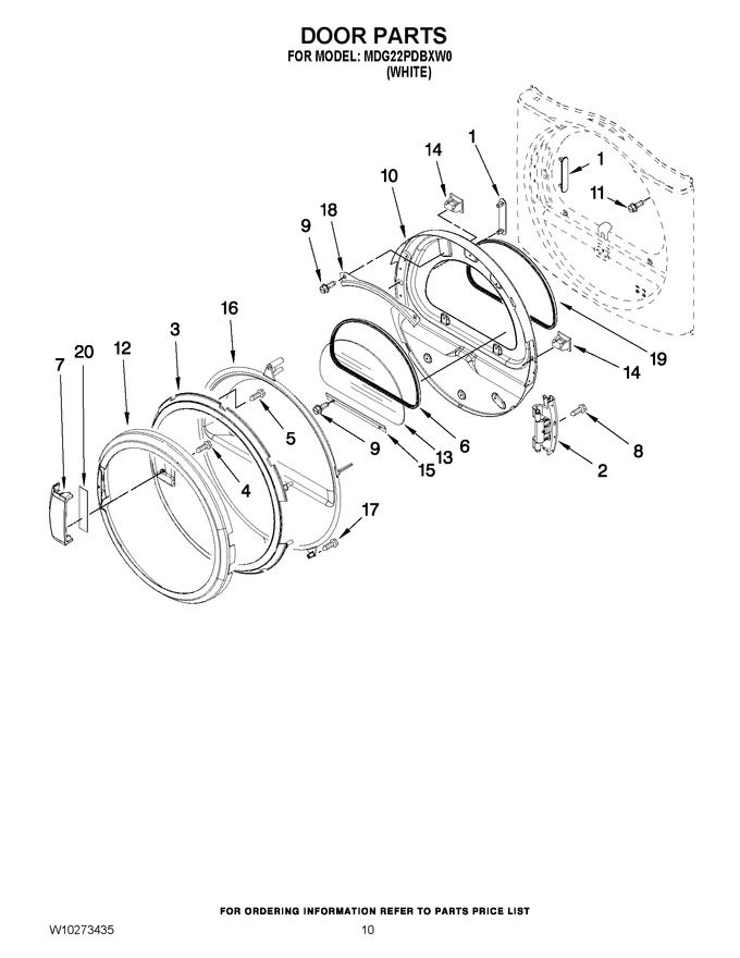 Diagram for MDG22PDBXW0