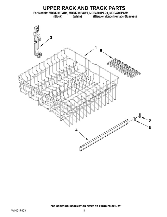 Diagram for MDB4709PAW1