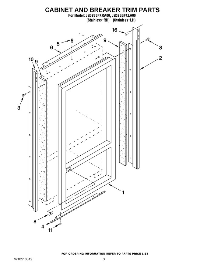 Diagram for JB36SSFXLA00