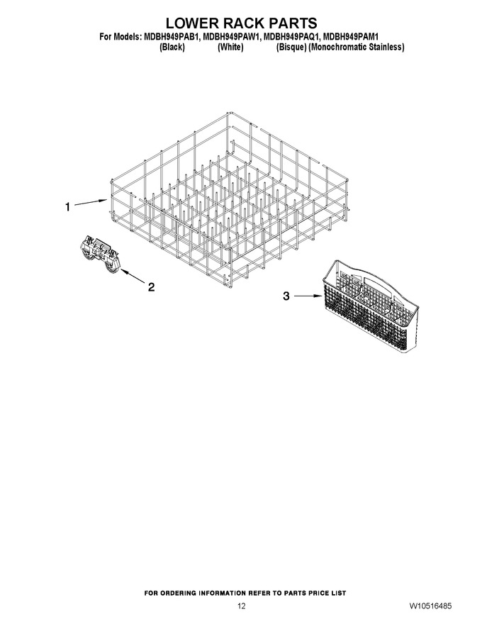 Diagram for MDBH949PAW1