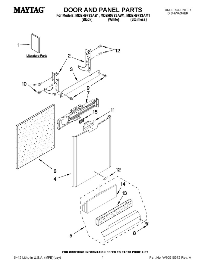 Diagram for MDBH979SAW1