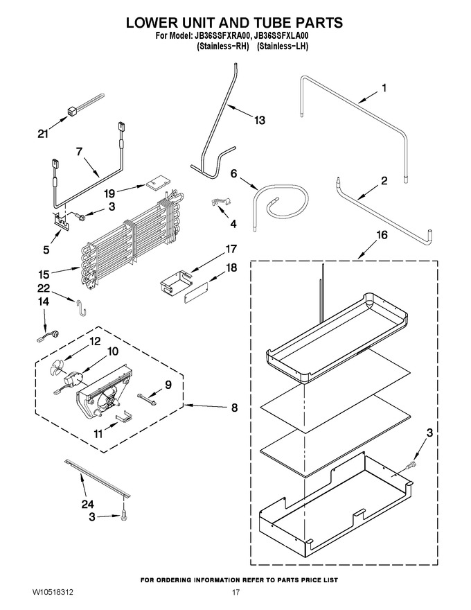 Diagram for JB36SSFXRA00