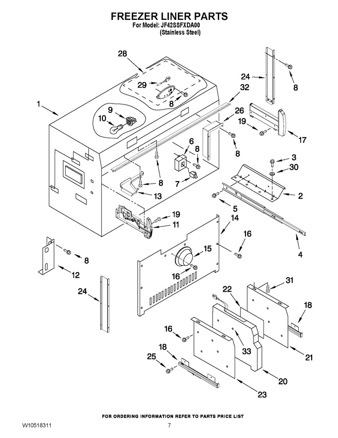 Diagram for JF42SSFXDA00