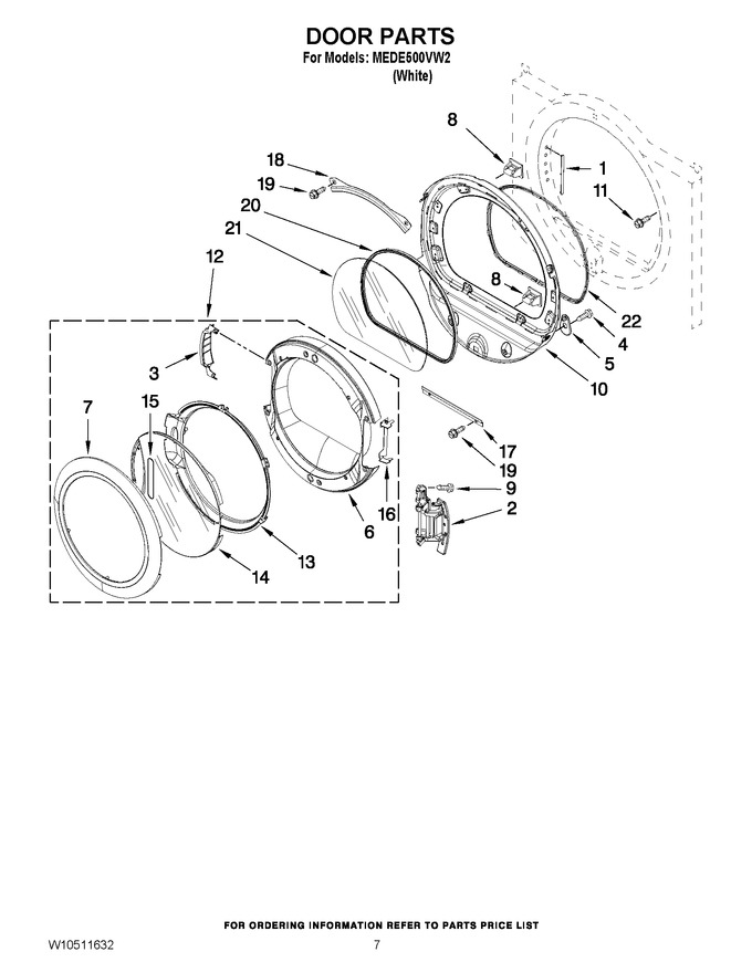 Diagram for MEDE500VW2