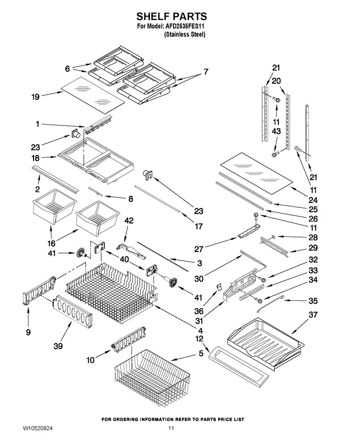 Diagram for AFD2535FES11