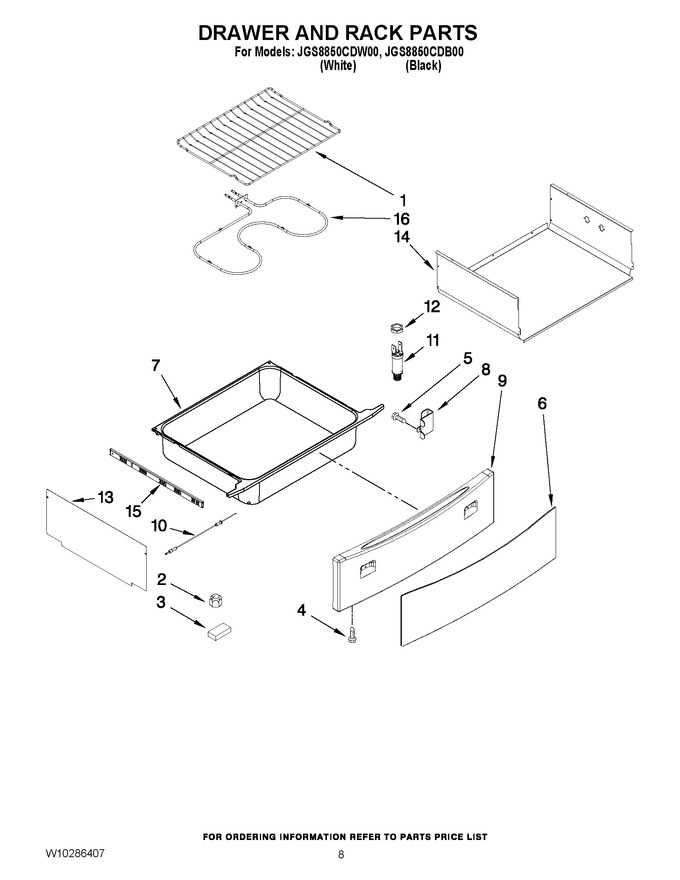 Diagram for JGS8850CDW00