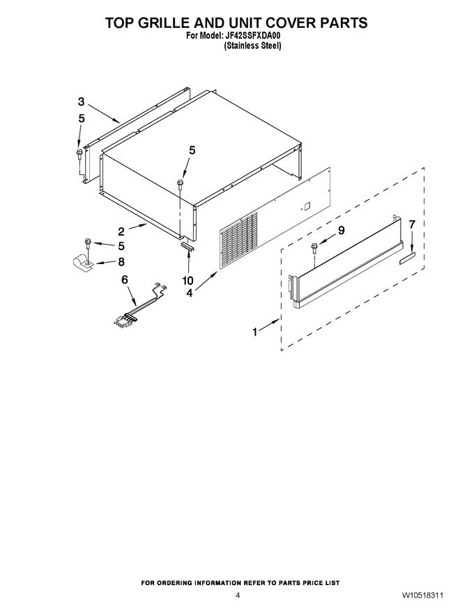 Diagram for JF42SSFXDA00