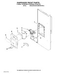 Diagram for 08 - Dispenser Front Parts