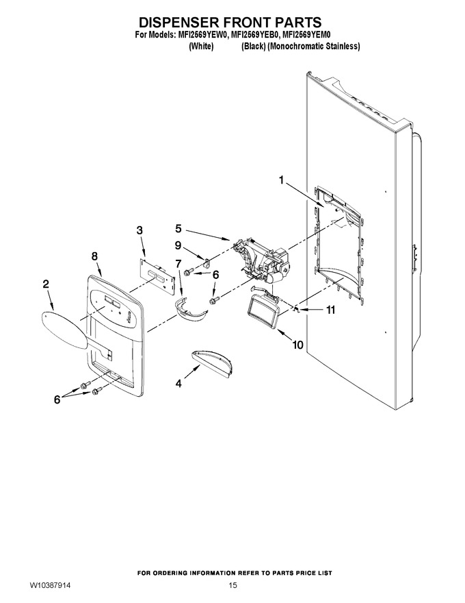 Diagram for MFI2569YEW0