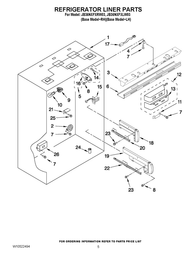 Diagram for JB36NXFXRW03