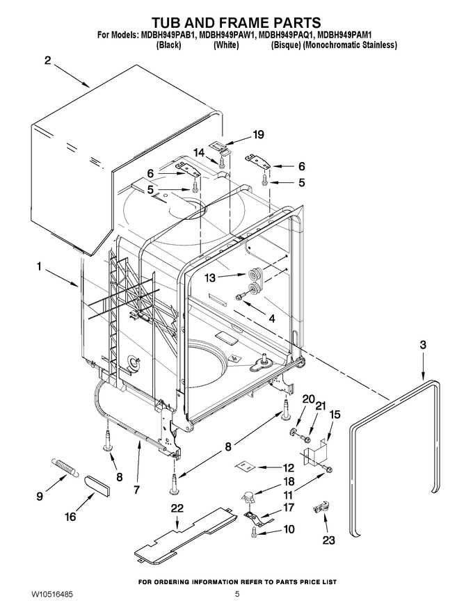 Diagram for MDBH949PAQ1
