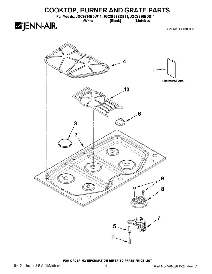 Diagram for JGC8536BDS11