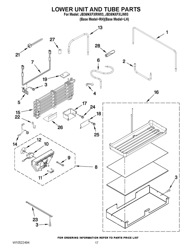 Diagram for JB36NXFXRW03