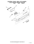Diagram for 02 - Control Panel And Latch Parts