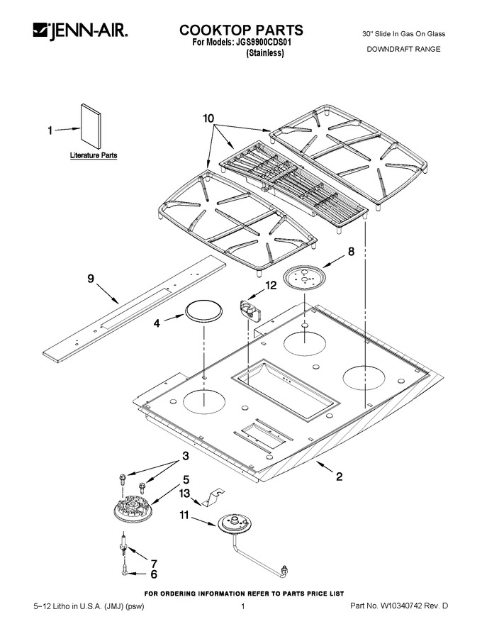 Diagram for JGS9900CDS01