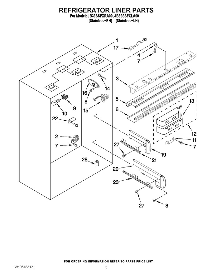 Diagram for JB36SSFXRA00