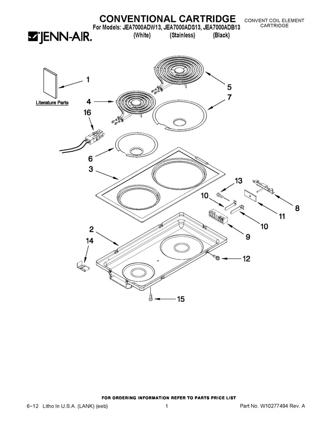 Diagram for JEA7000ADW13