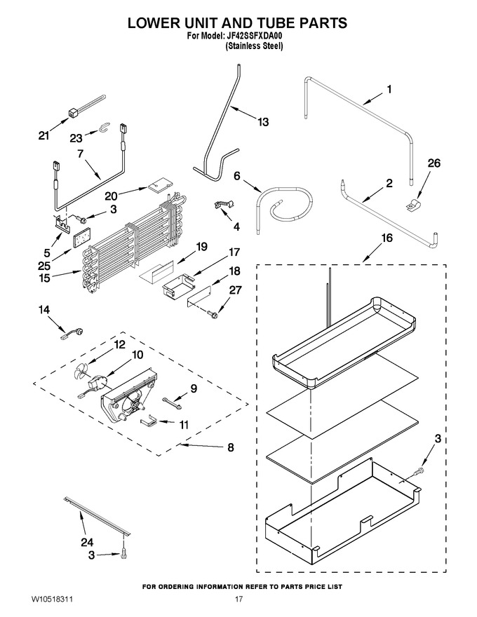 Diagram for JF42SSFXDA00