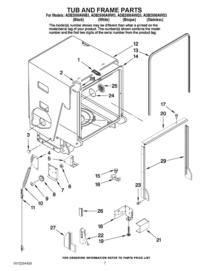 Diagram for ADB2500AWQ3