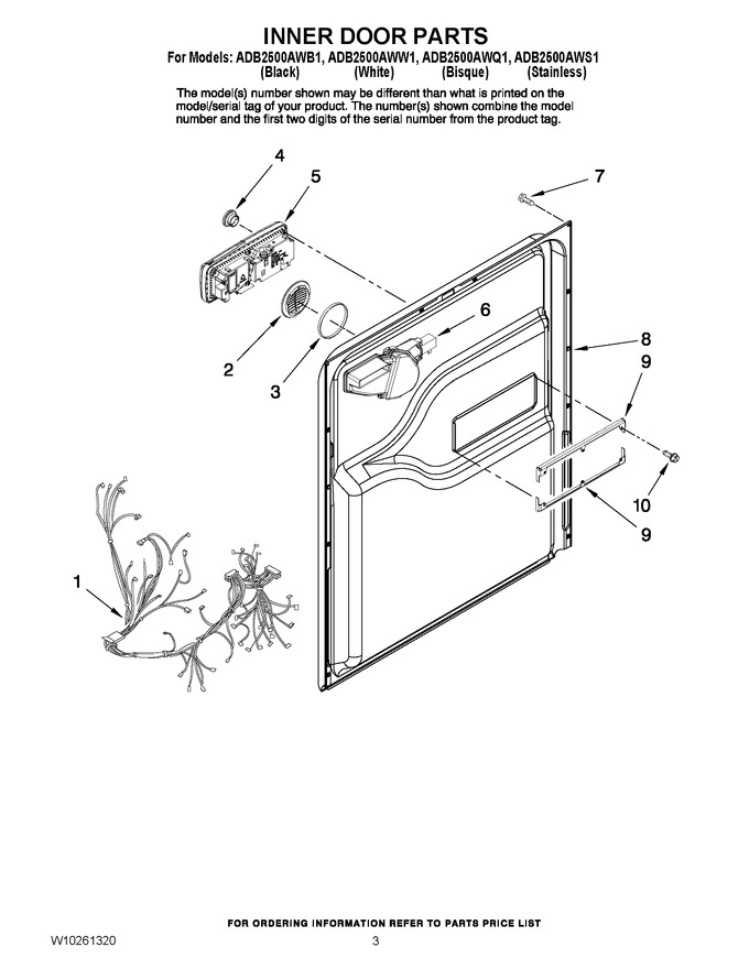 Diagram for ADB2500AWS1